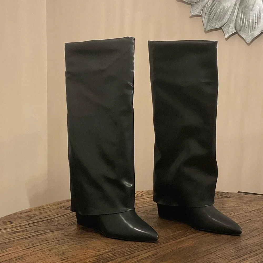 Madden Girl Black Over the Knee Boots